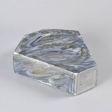 Painted porcelain vase, La Borne workshop, France, circa 1990