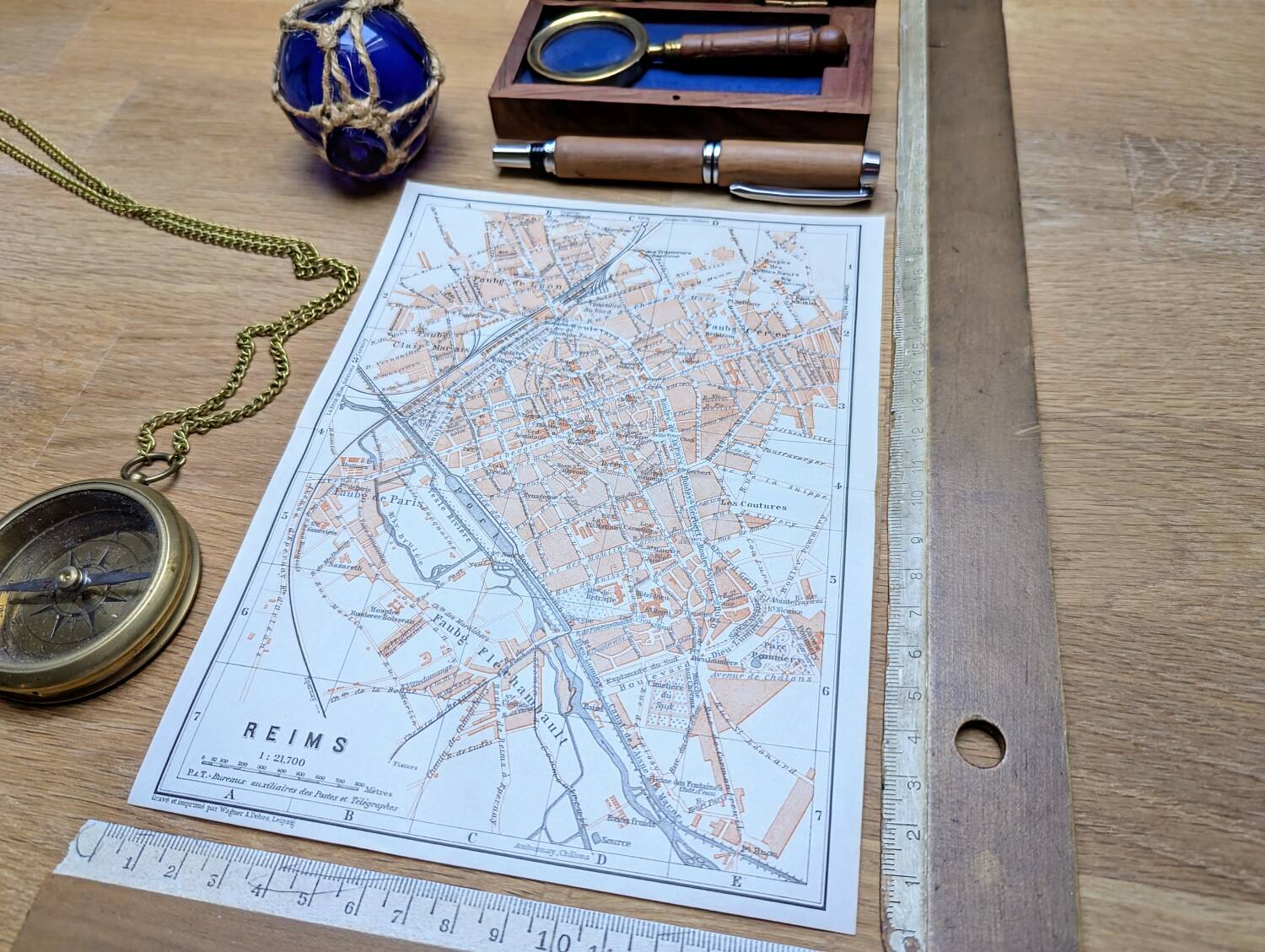 Printed in 1908, Reims, Marne, France.