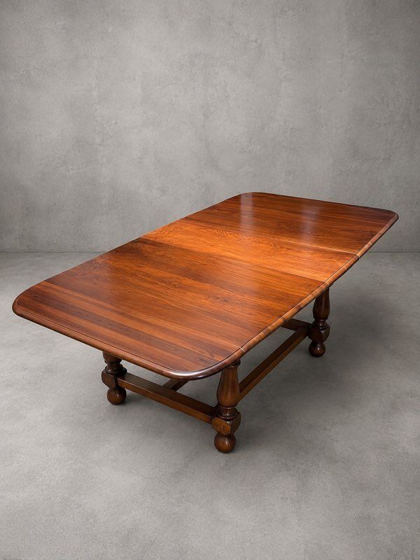 Vintage walnut dining table
