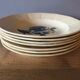 6 assiettes creuses en faïence Digoin Sarreguemines