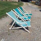 3 Chaises Longues