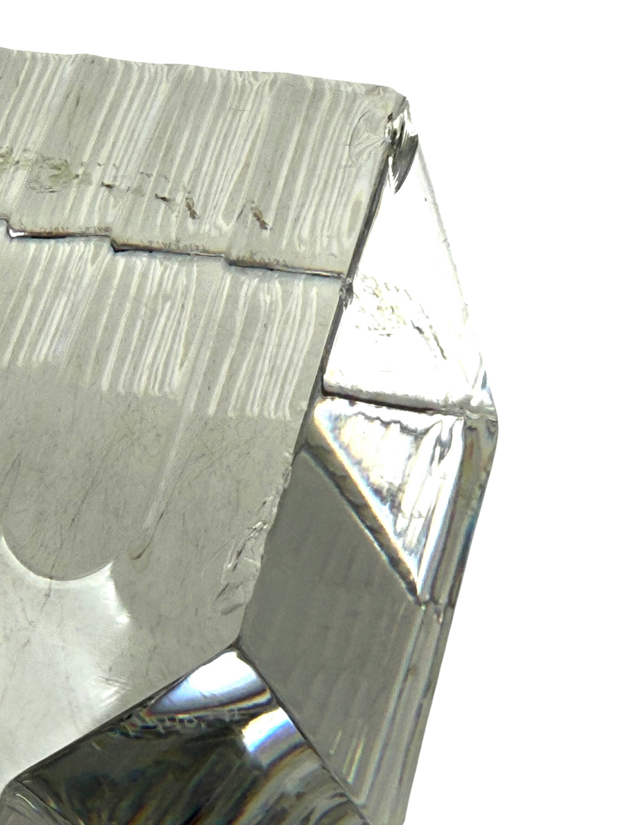 Sven Palmqvist, modern glass sculpture, Orrefors Sweden 1971