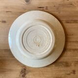 Pair of terre de fer dessert plates