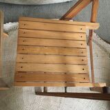 Lot of 2 folding chairs