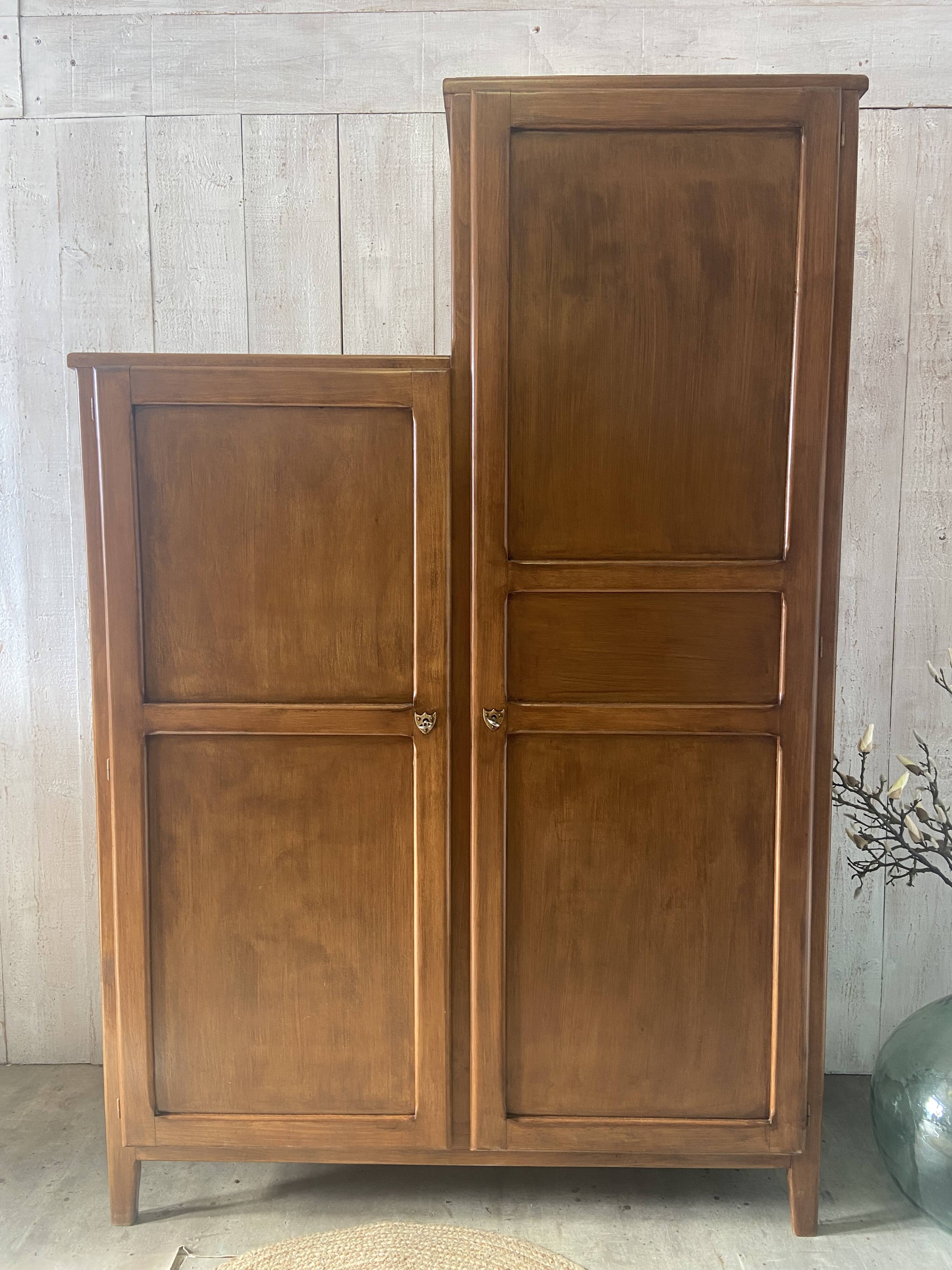 Vintage asymmetrical wardrobe