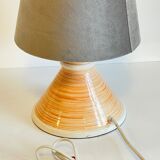 Geometric ceramic lamp by larec 80s