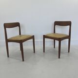 Vintage Danish Dining Chairs in Teak by H.W. Klein for Bramin, Set of 2
