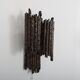 Brutalist wall lamp  designed by Marcello Fantoni, manufactured in Italy 1960