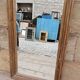 Burmese teak mirror