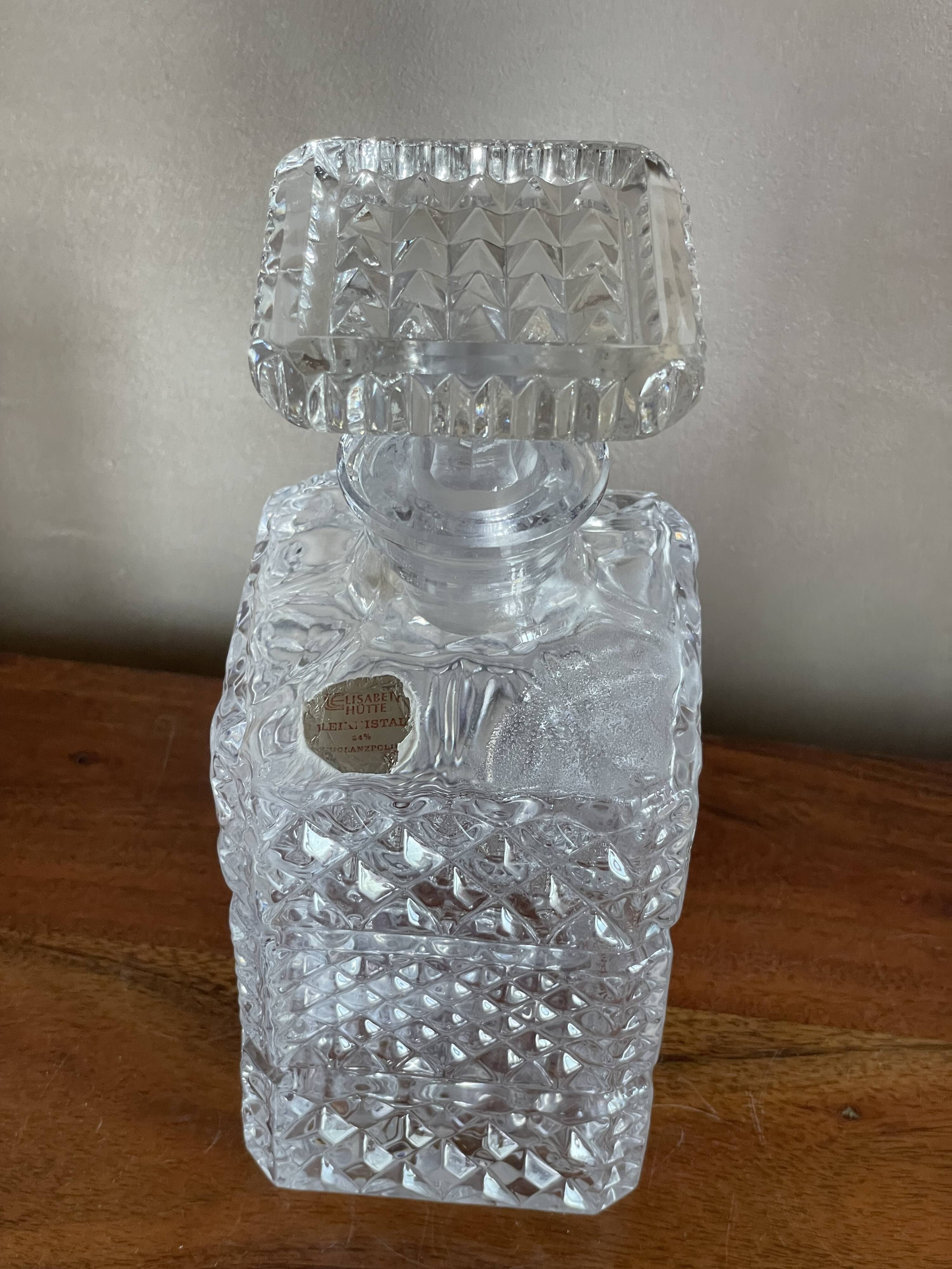 Carafe à whisky en cristal