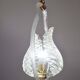 Lovely transparent Art Deco Barovier e Toso pendant light Murano glass, 1930s