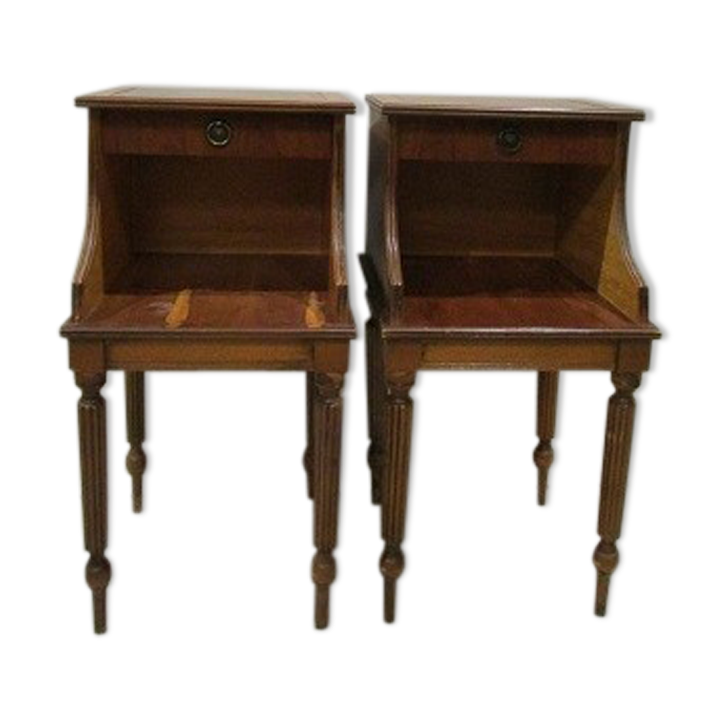 Pair of nightstands of english style