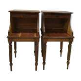 Pair of nightstands of english style