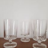 Set of 6 cavalier stemmed glasses