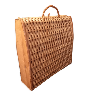 Wicker storage case