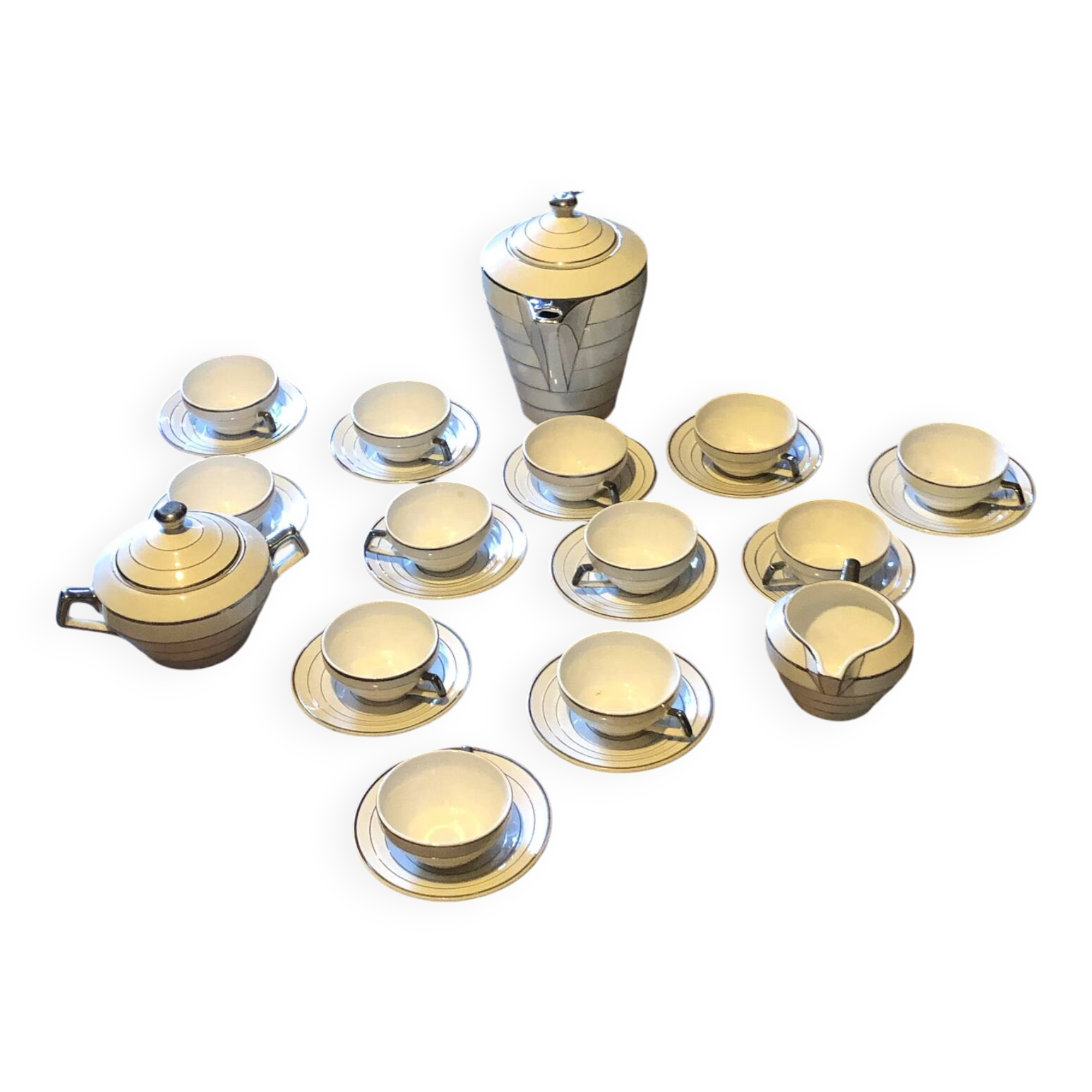 Art Deco coffee service