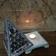 Photophore ceramic pyramid