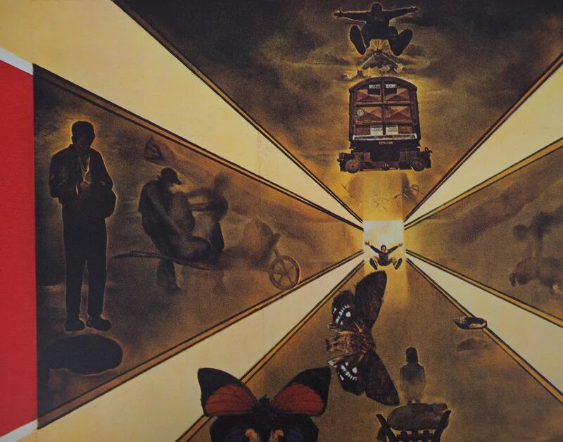 Salvador Dali: Roussillon, SNCF (Butterfly Suite small model), signed original lithograph.