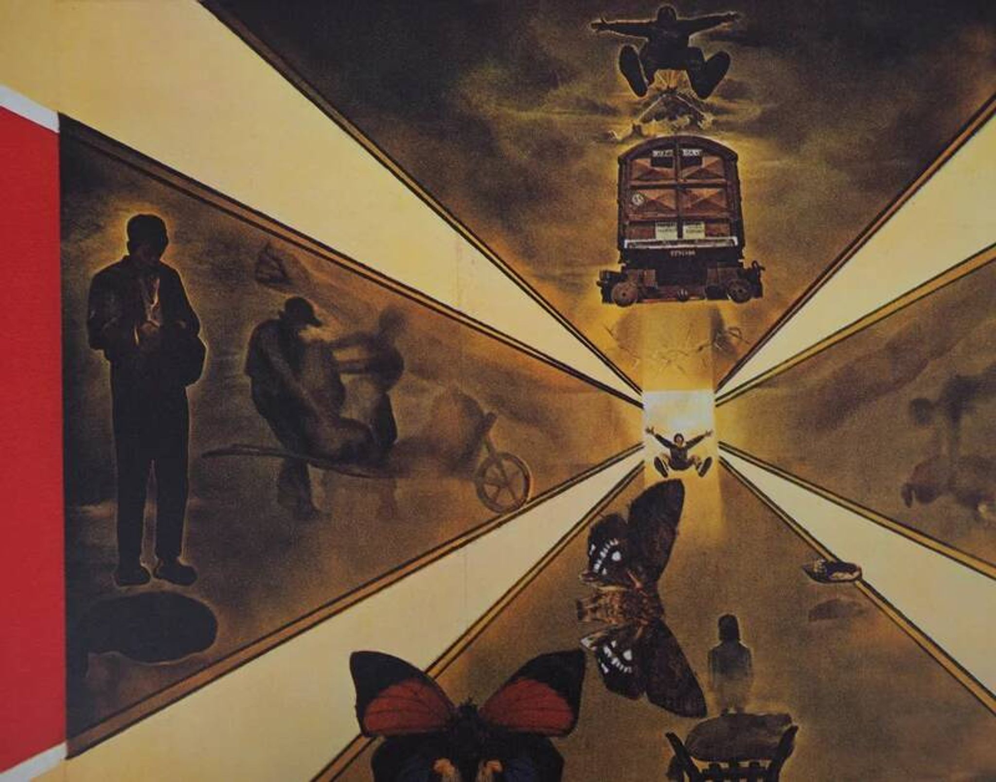 Salvador Dali: Roussillon, SNCF (Butterfly Suite small model), signed original lithograph.