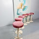 Midcentury design industrial barstools 'perfect pink'