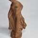 Draped Tanagra after Alexandre Bigot, Terracotta statuette, 20 cm