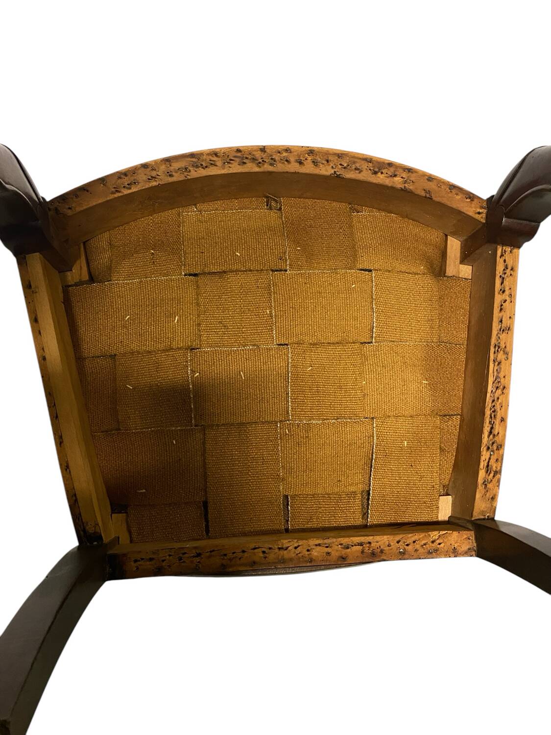 Four 19th century mahogany armchairs