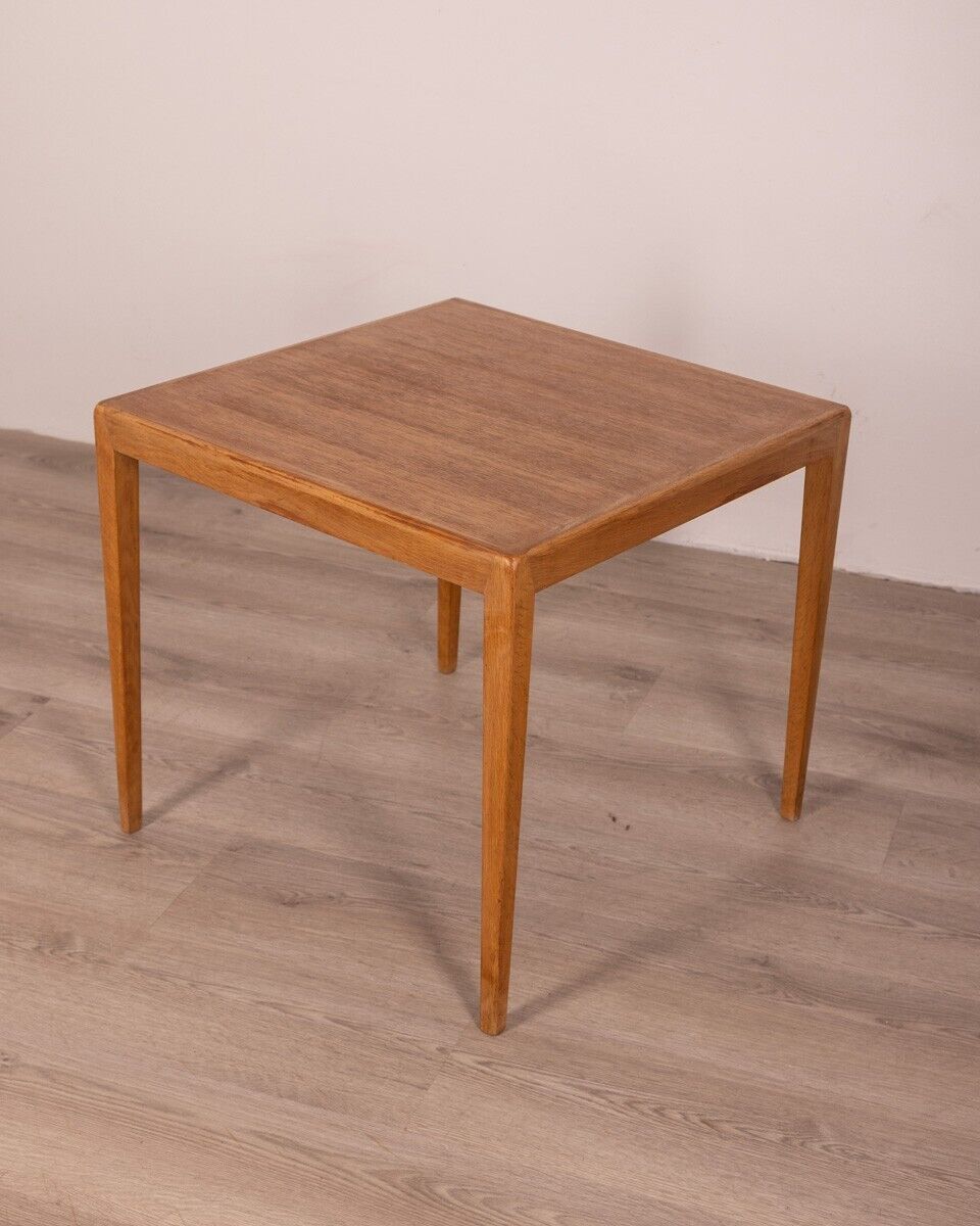 1960s vintage teak wood coffee table danish design