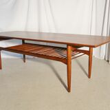 Table basse en teck danoise Ib Kofod Larsen