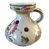 Keraluc vase in Quimper floral decor
