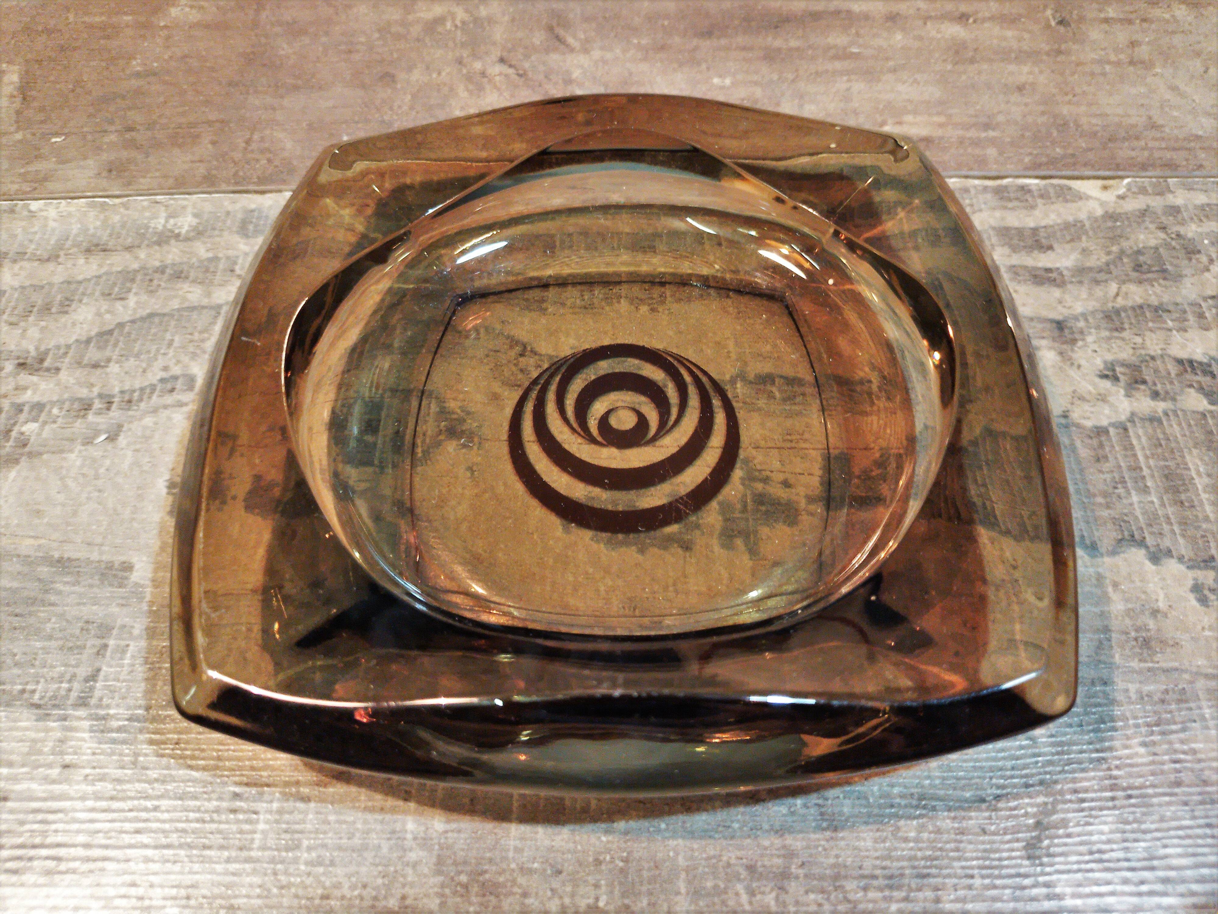 Ashtray Luminarc 1970s
