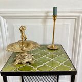 Brass cherub pocket-empty ashtray