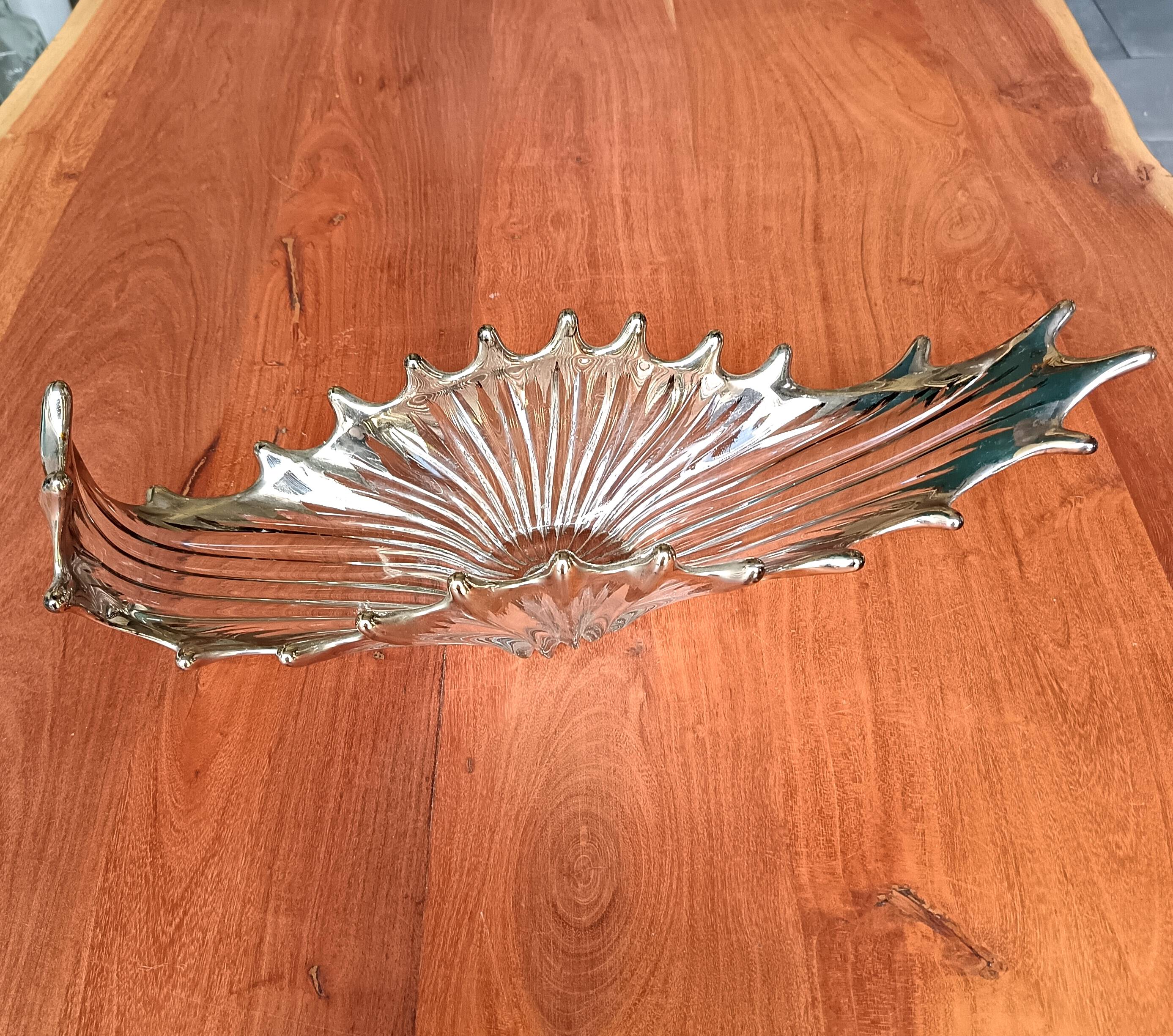 Vintage silver fruit bowl, bayel style, silver