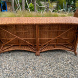 Rattan sofa and armchair
