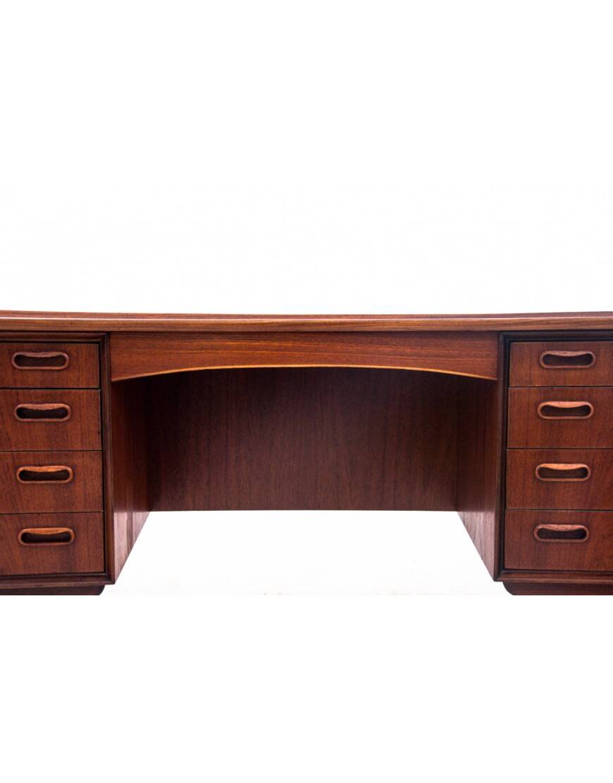 Teak Desk, designed by Svend Aage Madsen for H.P. Hansen, Denmark, 1960s
