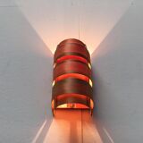 Edda V155 wall lamp in teak from the mid-century by Hans-Agne Jakobsson for Ellysett AB, 1950s.