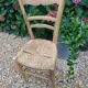 Chaise paillée