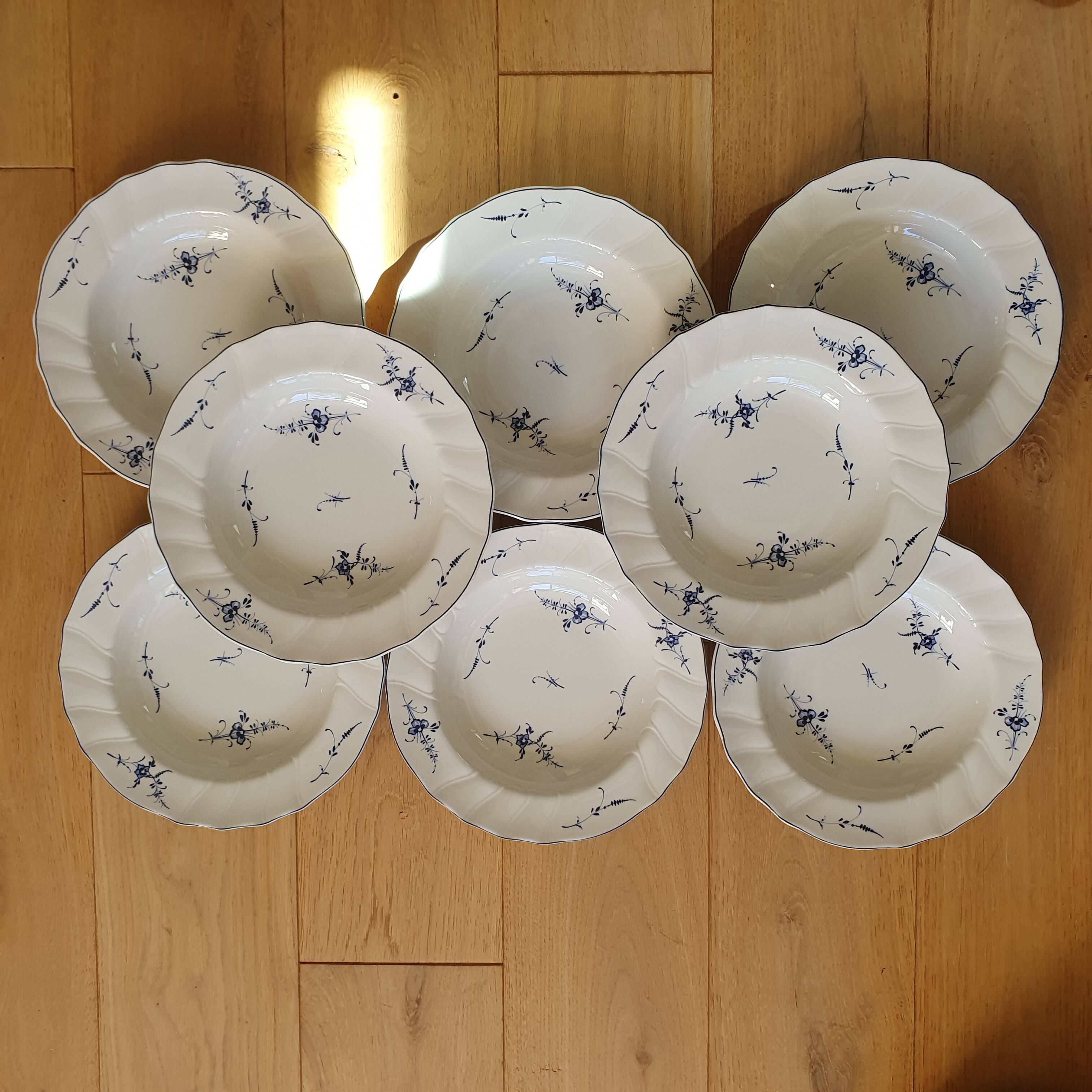 8 deep plates Villeroy and Boch Vieux Luxembourg