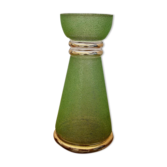 Vintage granite glass vase