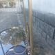 Vintage rolling metal dore service