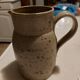 Pitcher in pyrite stoneware