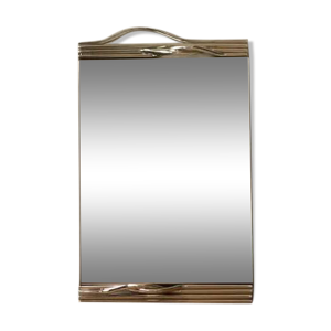 Tabouret à rayures laqué