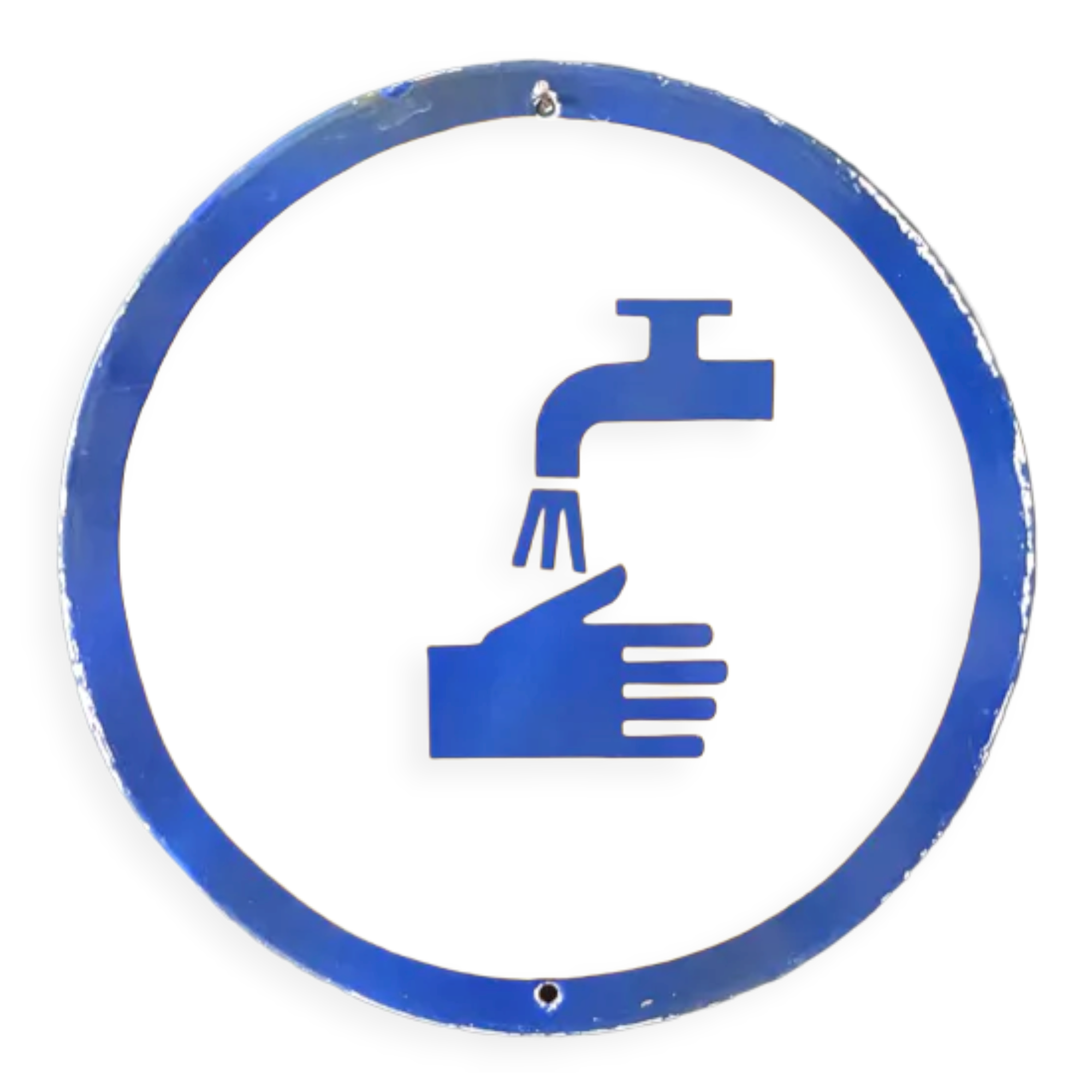 Wash your hands vintage european industrial enamel signs decoration