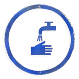 Wash your hands vintage european industrial enamel signs decoration