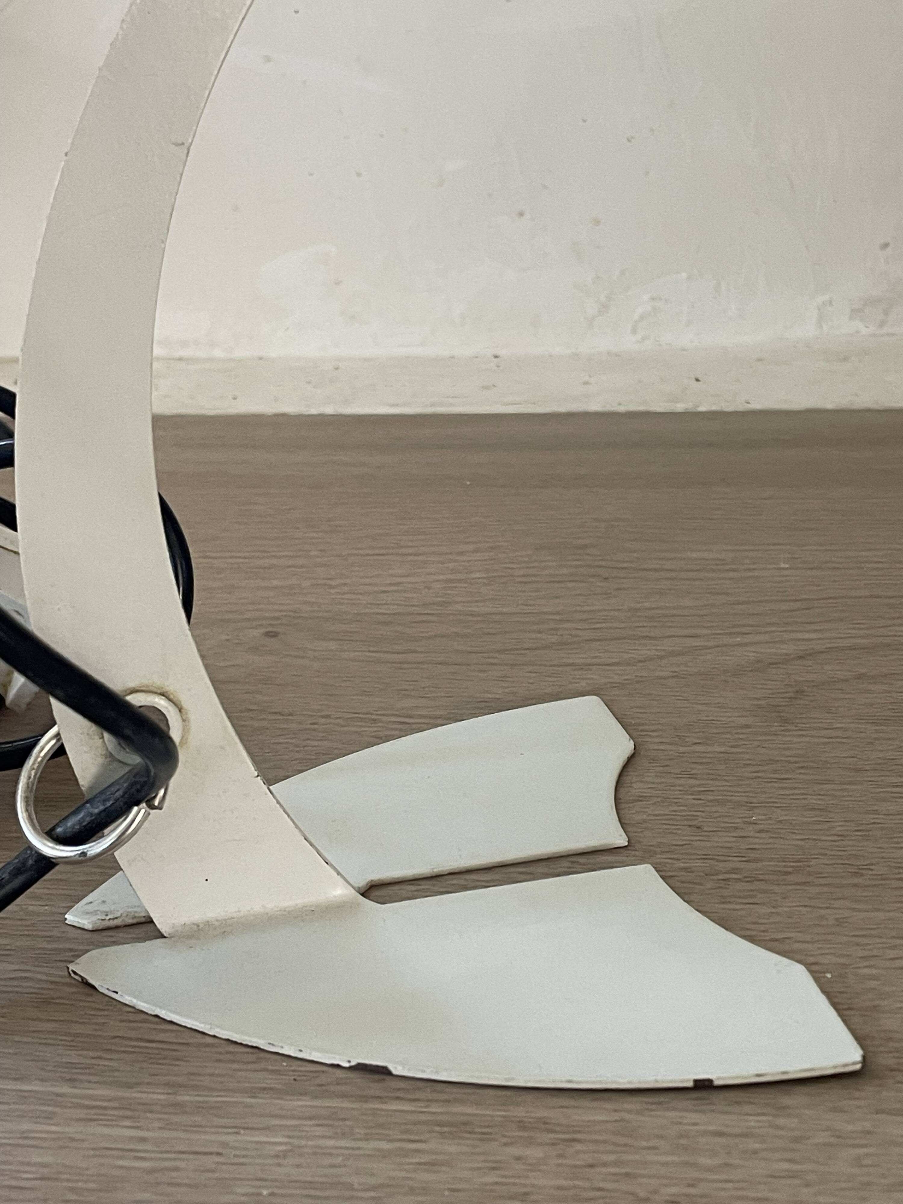 Adjustable eye ball lamp, Italian design from the 1970s.