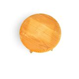 80s screw-on wooden stool