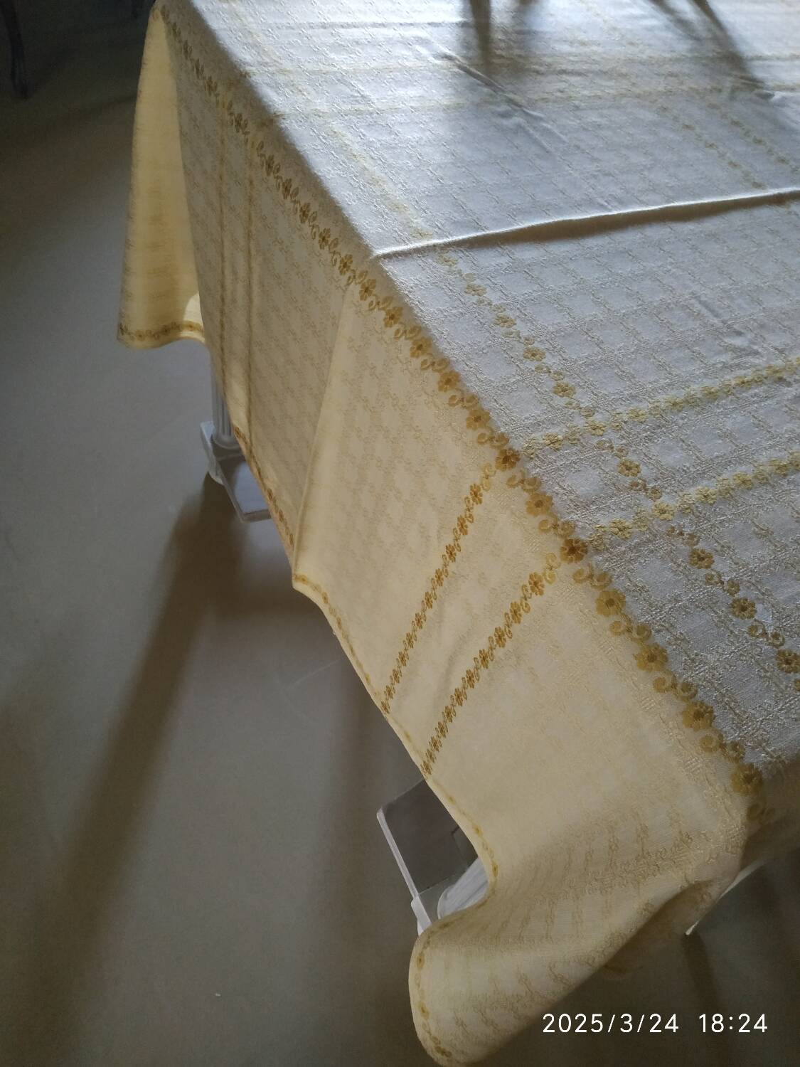 Nappe et serviettes vintage