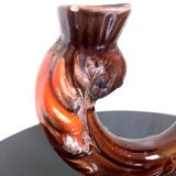 Signed ceramic Vallauris bougeoir