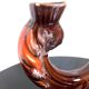 Signed ceramic Vallauris bougeoir