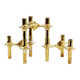 Set of 3 modular nagel candle holders