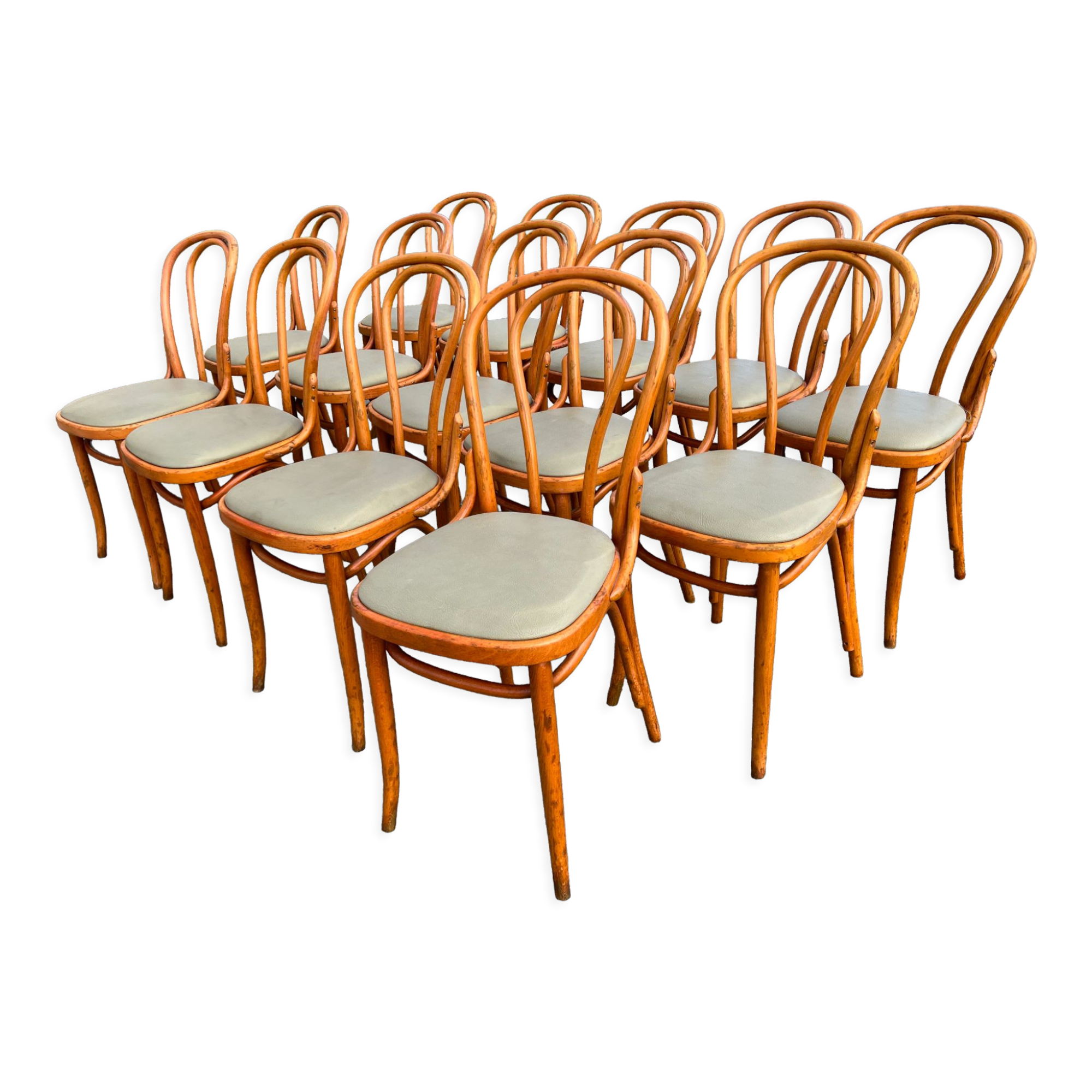 Lot de 14 chaises bistrot